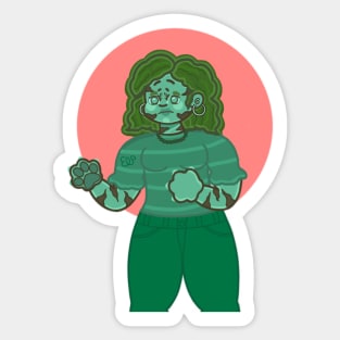 Tiger Lady Sticker